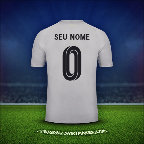 Camisa FC Porto UCL 2018/19 Alternativa -  seu nome - 0