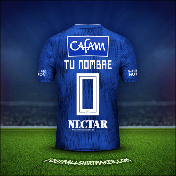 Camiseta Millonarios FC 2019 -  tu nombre - 0
