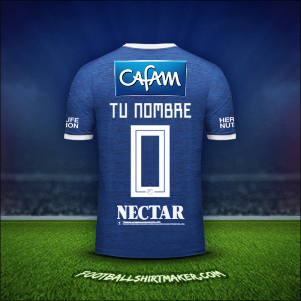 Camiseta Millonarios FC 2018 -  tu nombre - 0