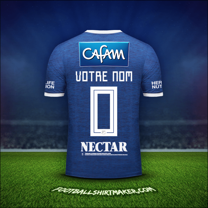 Maillot Millonarios FC 2018 -  votre nom - 0