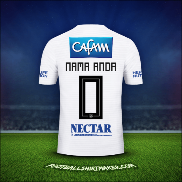 Jersey Millonarios FC 2018 Alternatif -  nama anda - 0
