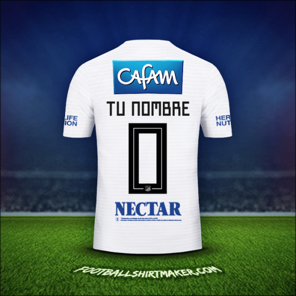 Jersey Millonarios FC 2018 Visita -  tu nombre - 0