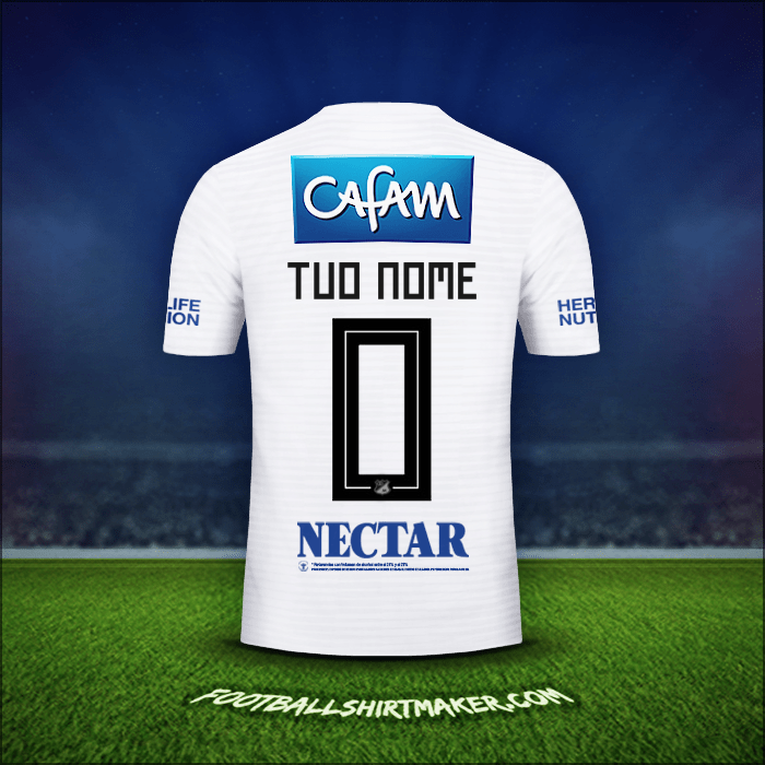 Maglia Millonarios FC 2018 Seconda -  tuo nome - 0