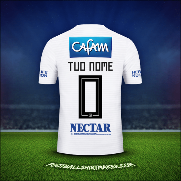 Maglia Millonarios FC 2018 Seconda -  tuo nome - 0