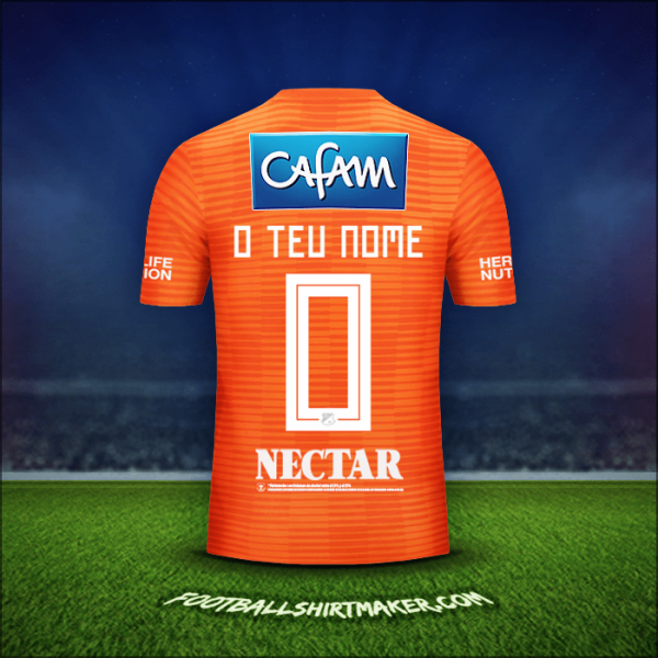 Camisola Millonarios FC 2018 Terceira -  o teu nome - 0
