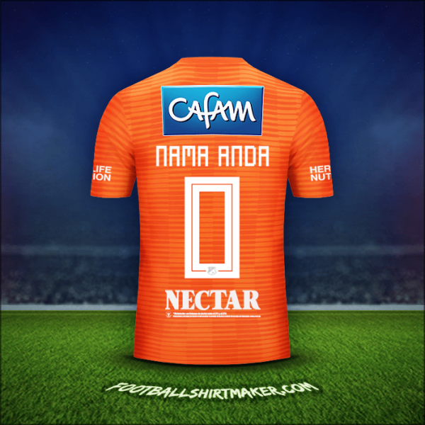 Jersey Millonarios FC 2018 Ketiga -  nama anda - 0