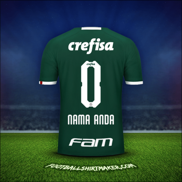Jersey Palmeiras 2019 -  nama anda - 0