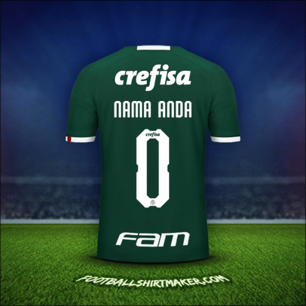 Jersey Palmeiras Libertadores 2019 -  nama anda - 0