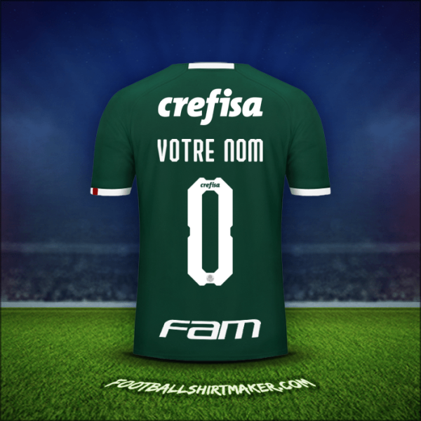 Maillot Palmeiras Libertadores 2019 -  votre nom - 0