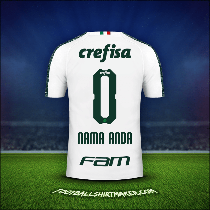 Jersey Palmeiras 2019 Alternatif -  nama anda - 0