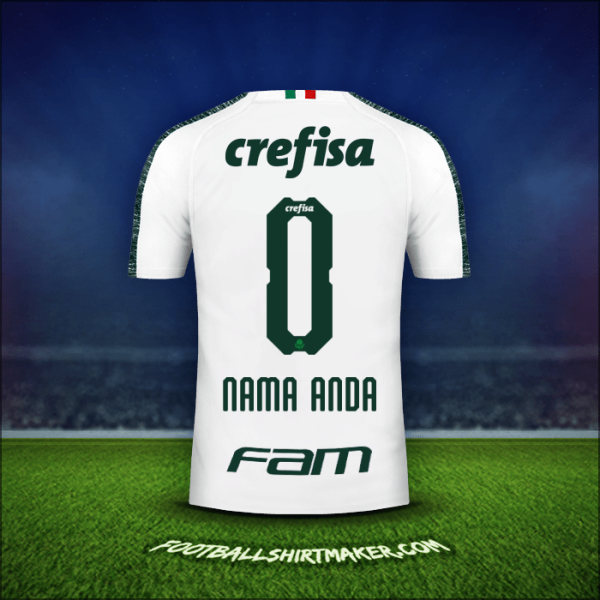 Jersey Palmeiras 2019 Alternatif -  nama anda - 0