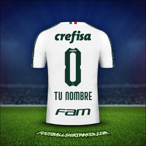 Jersey Palmeiras 2019 Visita -  tu nombre - 0