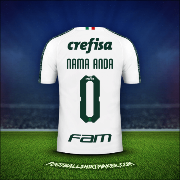 Jersey Palmeiras Libertadores 2019 Alternatif -  nama anda - 0