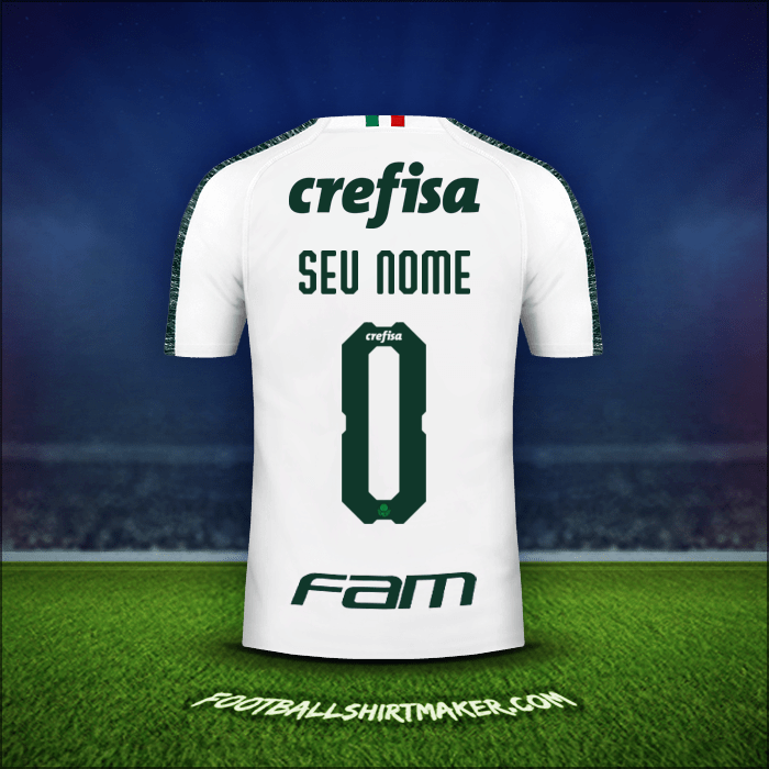 Camisa Palmeiras Libertadores 2019 Alternativa -  seu nome - 0