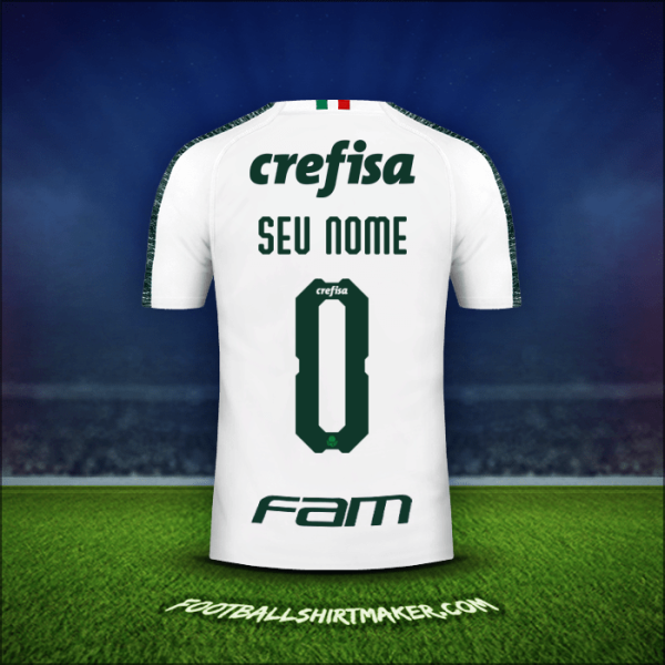 Camisa Palmeiras Libertadores 2019 Alternativa -  seu nome - 0