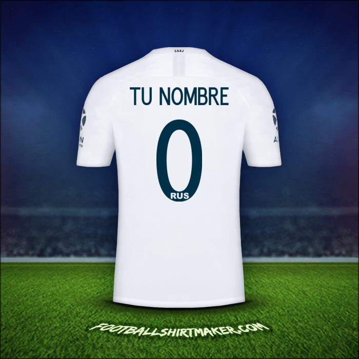 Jersey Boca Juniors Libertadores 2019 Visita -  tu nombre - 0