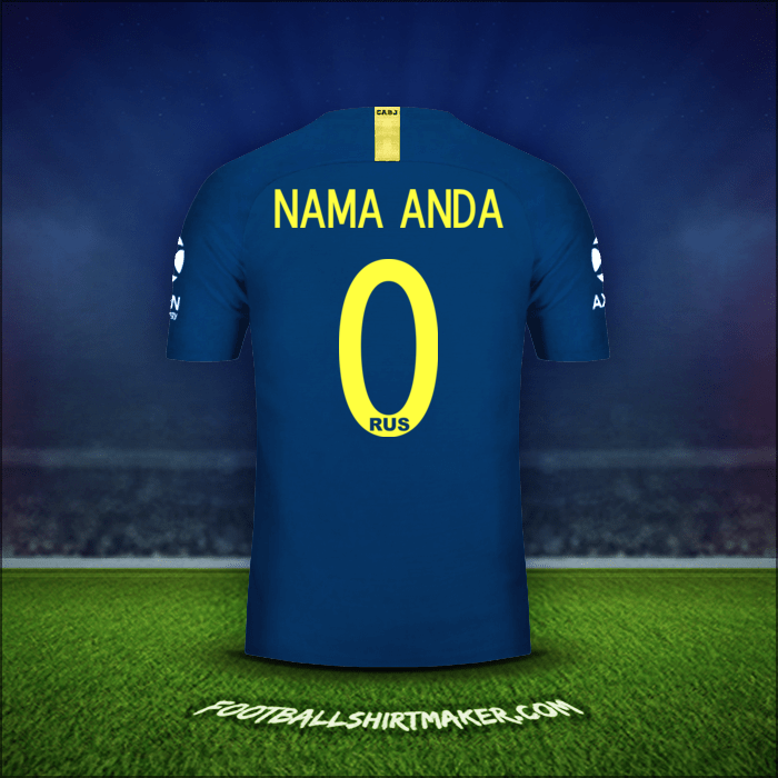Jersey Boca Juniors Libertadores 2019 -  nama anda - 0