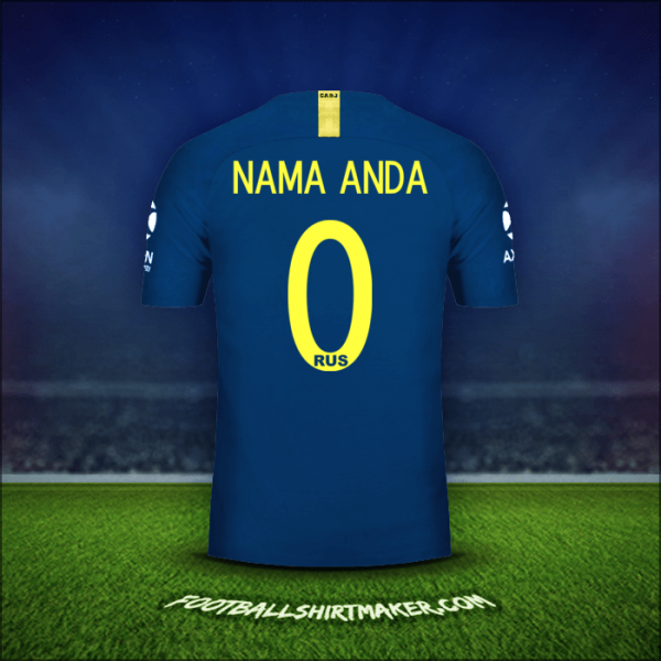 Jersey Boca Juniors Libertadores 2019 -  nama anda - 0