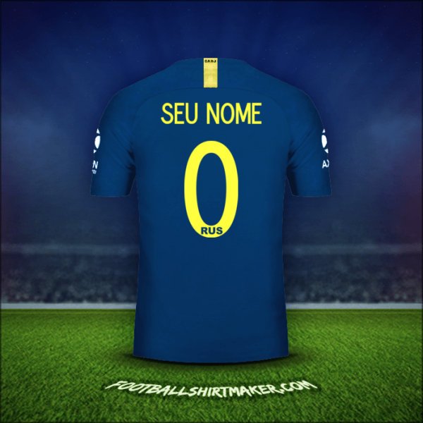 Camisa Boca Juniors Libertadores 2019 -  seu nome - 0