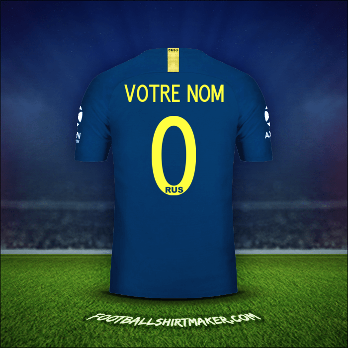 Maillot Boca Juniors Libertadores 2019 -  votre nom - 0
