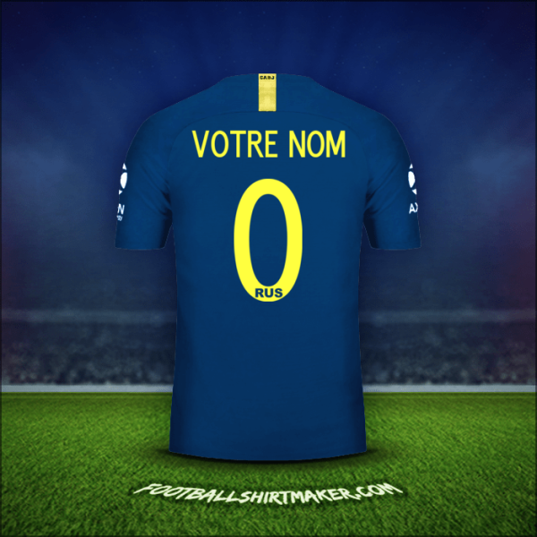 Maillot Boca Juniors Libertadores 2019 -  votre nom - 0