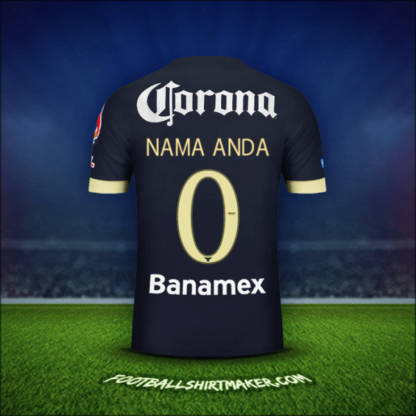 Jersey Club America 2014/15 Alternatif -  nama anda - 0