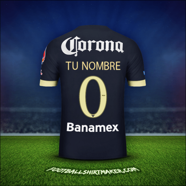 Jersey Club America 2014/15 Visita -  tu nombre - 0