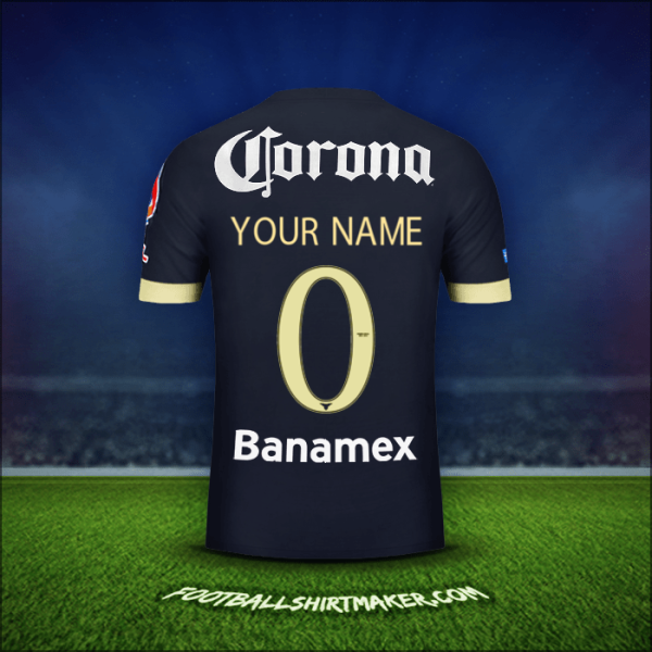 Shirt Club America 2014/15 Away -  your name - 0