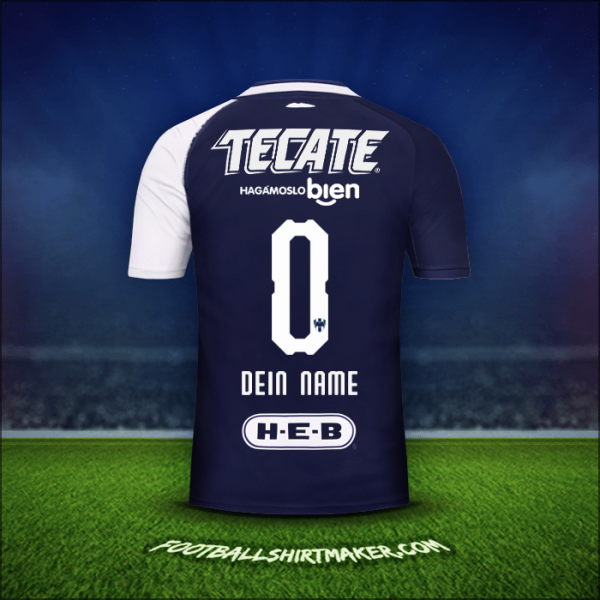 Trikot Monterrey 2018/19 Dritte -  dein name - 0