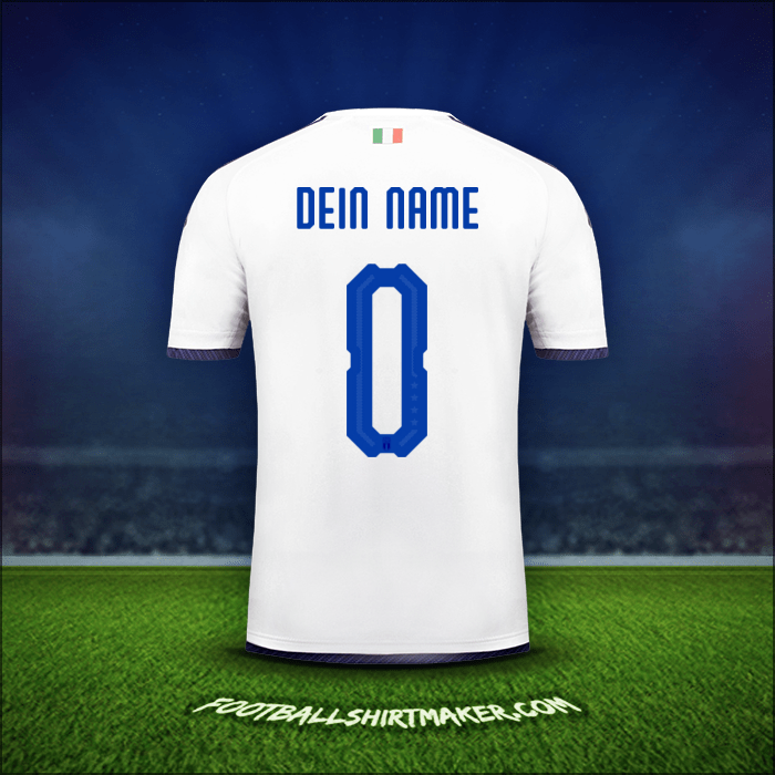 Trikot Italien 2018 Auswärts -  dein name - 0