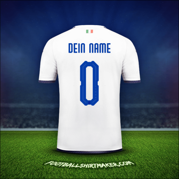 Trikot Italien 2018 Auswärts -  dein name - 0