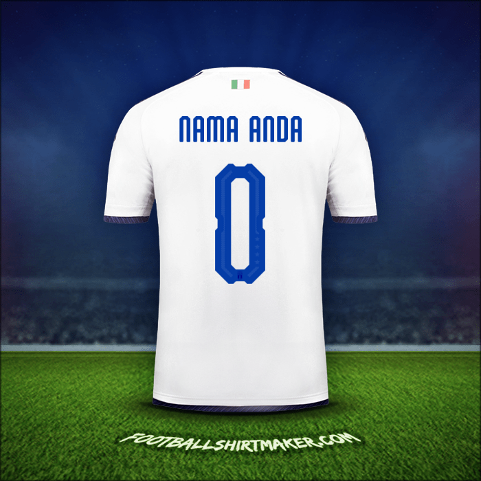 Jersey Italia 2018 Alternatif -  nama anda - 0