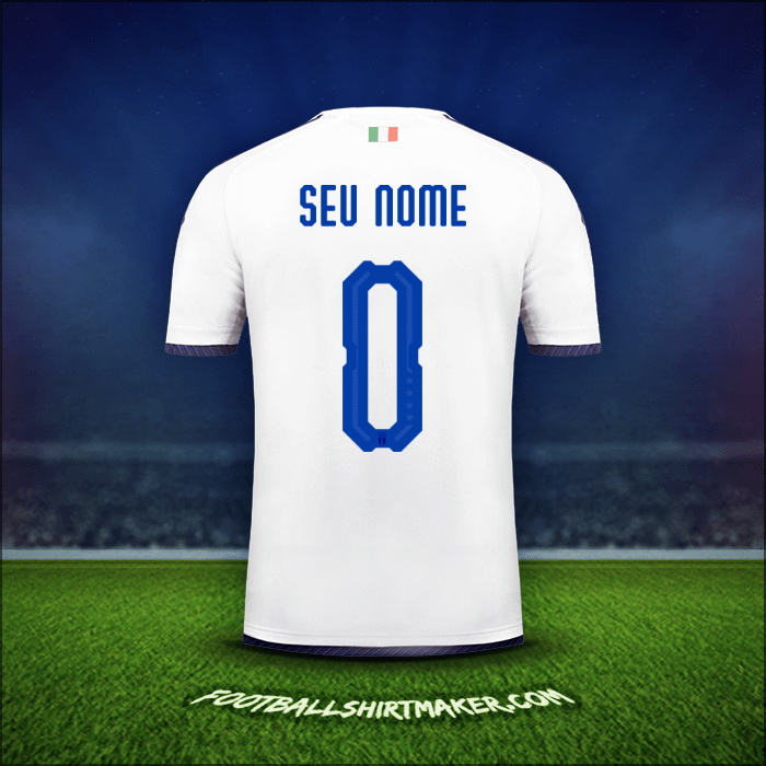 Camisa Itália 2018 Alternativa -  seu nome - 0