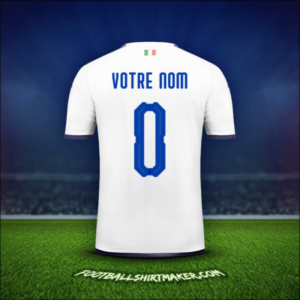 Maillot Italie 2018 Extérieur -  votre nom - 0
