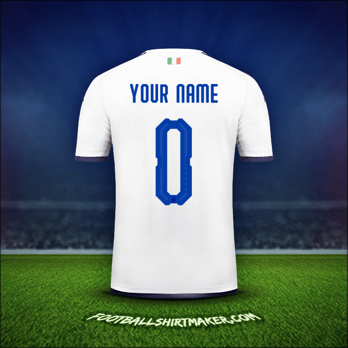 Shirt Italy 2018 Away -  your name - 0