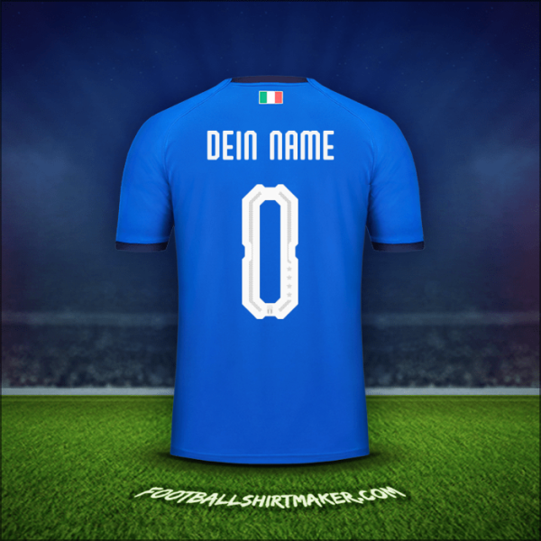 Trikot Italien 2018 -  dein name - 0