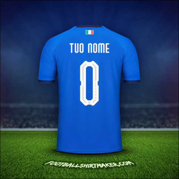 Maglia Italia 2018 -  tuo nome - 0