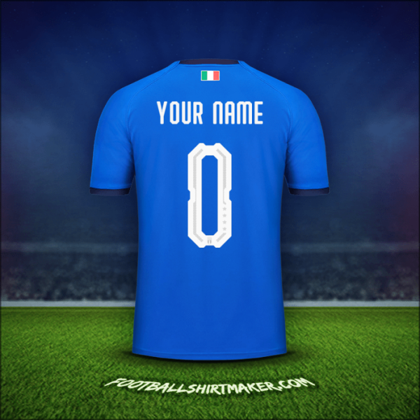 Shirt Italy 2018 -  your name - 0
