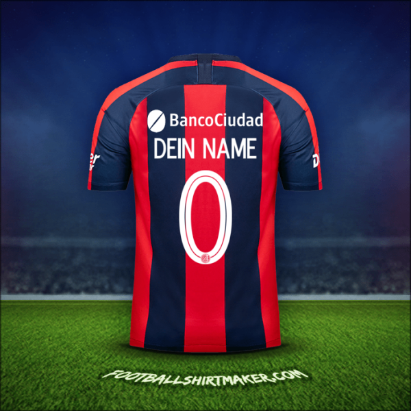 Trikot San Lorenzo Libertadores 2019 -  dein name - 0