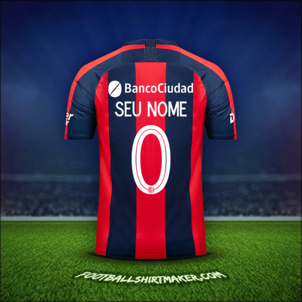 Camisa San Lorenzo Libertadores 2019 -  seu nome - 0