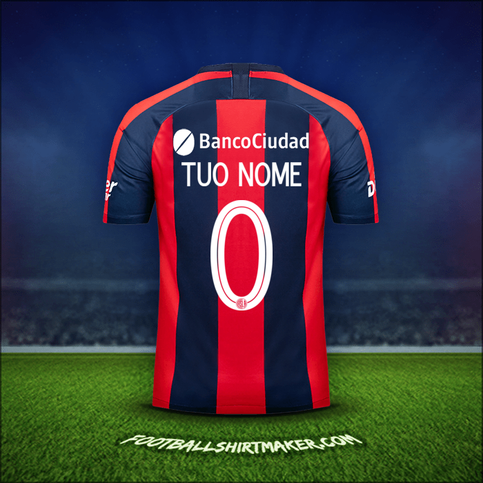 Maglia San Lorenzo Libertadores 2019 -  tuo nome - 0