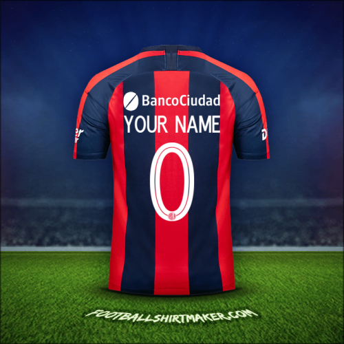 Jersey San Lorenzo Libertadores 2019 -  your name - 0
