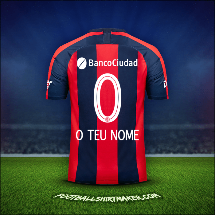 Camisola San Lorenzo 2019 -  o teu nome - 0