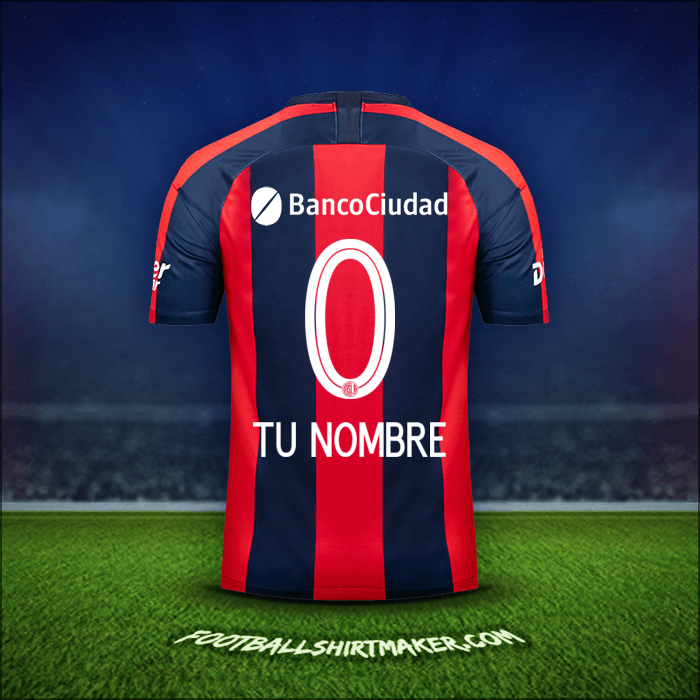 Camiseta San Lorenzo 2019 -  tu nombre - 0