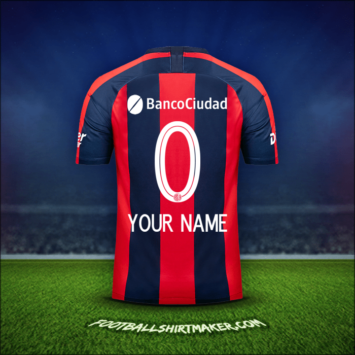 Jersey San Lorenzo 2019 -  your name - 0