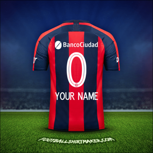 Jersey San Lorenzo 2019 -  your name - 0
