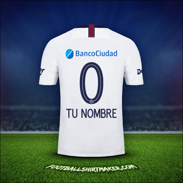 Camiseta San Lorenzo 2019 Visita -  tu nombre - 0
