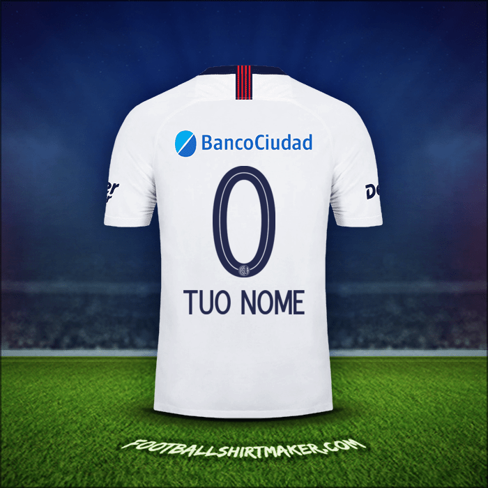 Maglia San Lorenzo 2019 Seconda -  tuo nome - 0