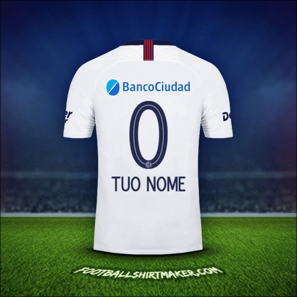 Maglia San Lorenzo 2019 Seconda -  tuo nome - 0