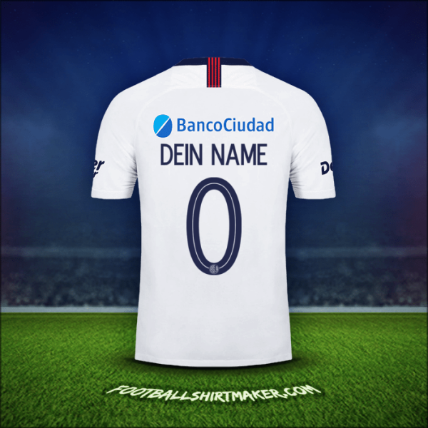 Trikot San Lorenzo Libertadores 2019 Auswärts -  dein name - 0